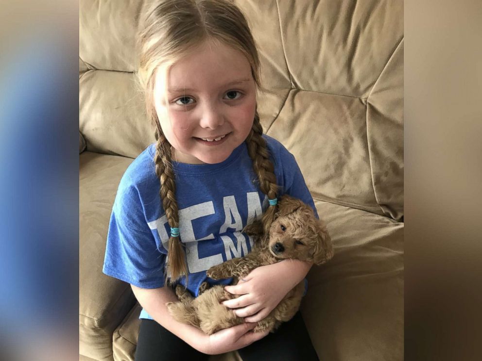 PHOTO: Emma Mertens, 7, of Wisconsin, was diagnosed with a brain tumor on Jan. 23, 2019.