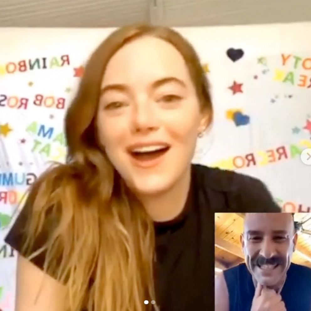 Emma Stone Shows Off Her Moves, Supports Child Mind Institute