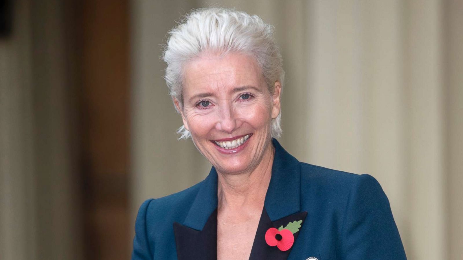 PHOTO: Emma Thompson leaves Buckingham Palace after receiving her damehood at an Investiture ceremony, Nov. 7, 2018, in London.