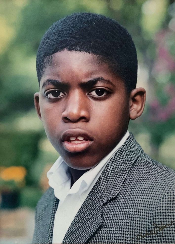 PHOTO:  Emmanuel Acho pictured as a child during a family photo shoot in Texas.
