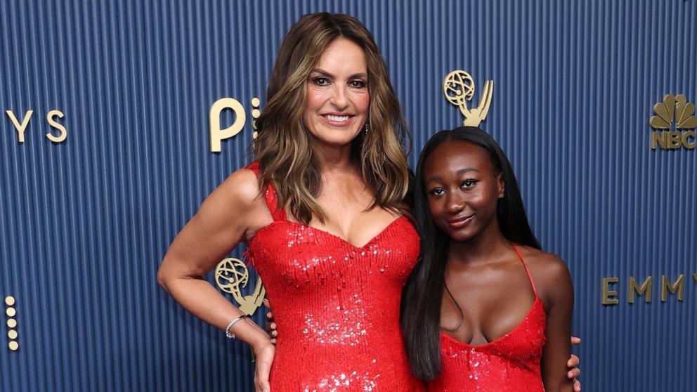 PHOTO: Mariska Hargitay and Amaya Hermann attend the 78th Primetime Emmy Awards at Peacock Theater, Sept. 14, 2026, in Los Angeles.