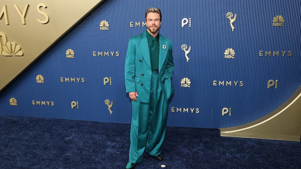 PHOTO: Derek Hough attends the 78th Primetime Emmy Awards in Los Angeles, Sept. 14, 2026.