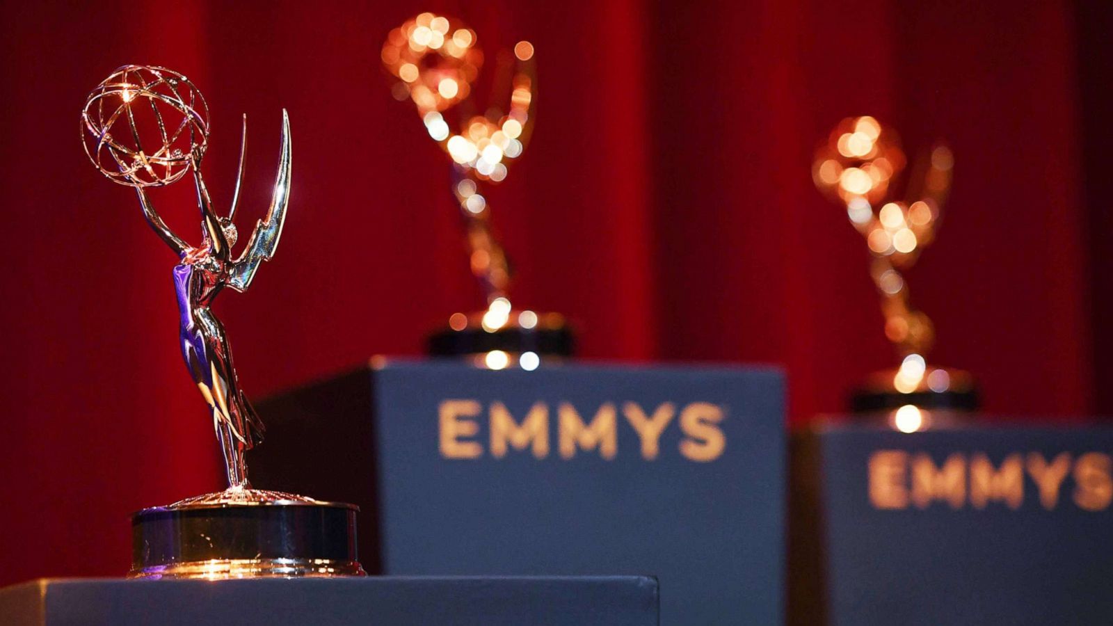 PHOTO: View of the set at the 71st Emmy Awards Nominations Announcement at the Television Academy in North Hollywood, July 16, 2019.