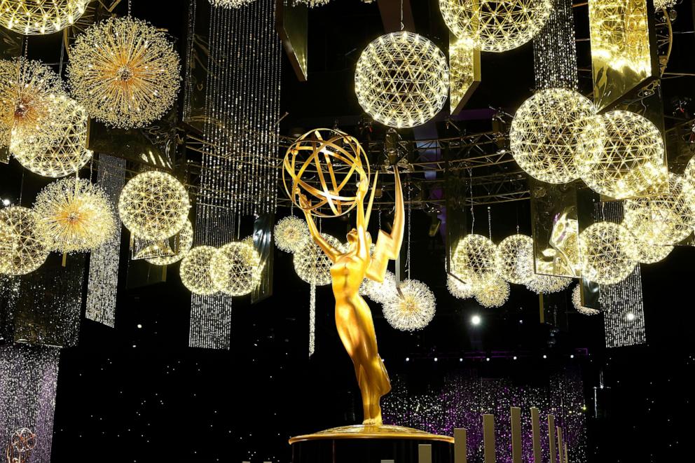 PHOTO: A view of the 77th Primetime Emmys Press Preview is seen at Peacock Theater on Sept. 11, 2025, in Los Angeles.