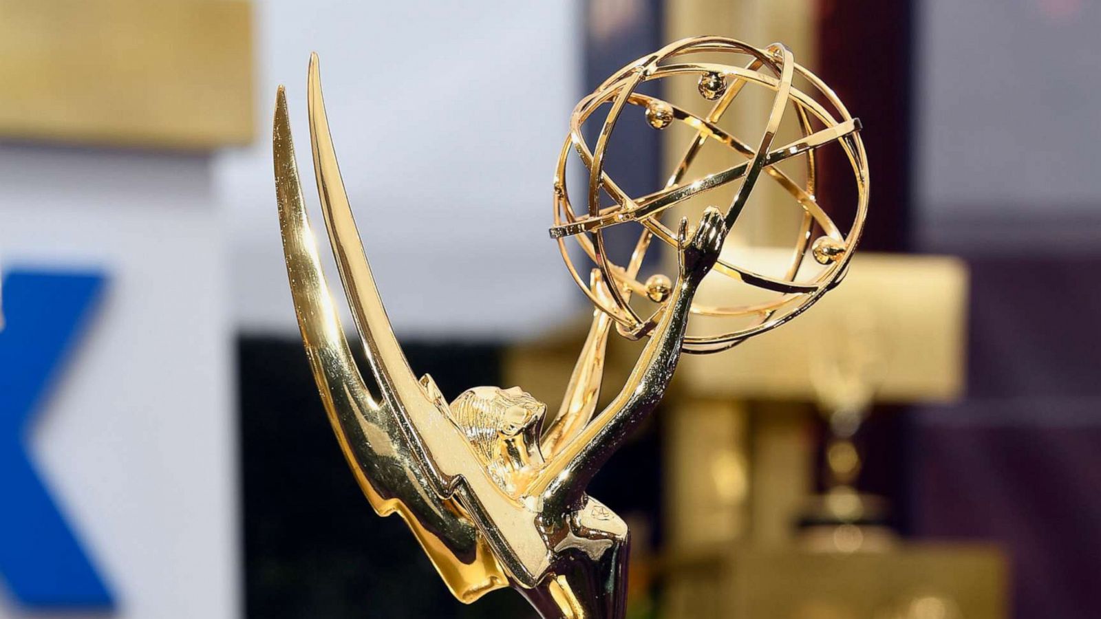 PHOTO: An Emmy Award trophy is displayed during the 71st Emmy Awards, Sept. 22, 2019, in Los Angeles.