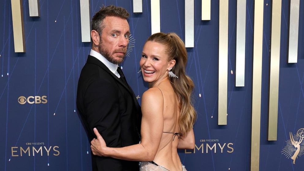 PHOTO: Dax Shepard and Kristen Bell attends the 77th Primetime Emmy Awards at Peacock Theater, Sept. 14, 2025, in Los Angeles.
