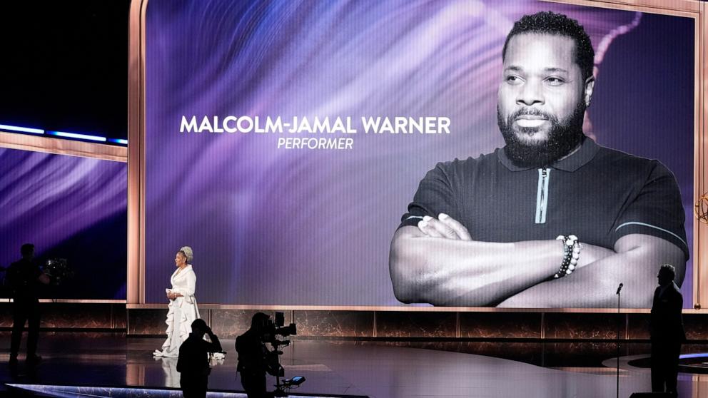 PHOTO: Phylicia Rashad introduces an in memoriam performance during the 77th Primetime Emmy Awards on Sunday, Sept. 14, 2025, in Los Angeles.