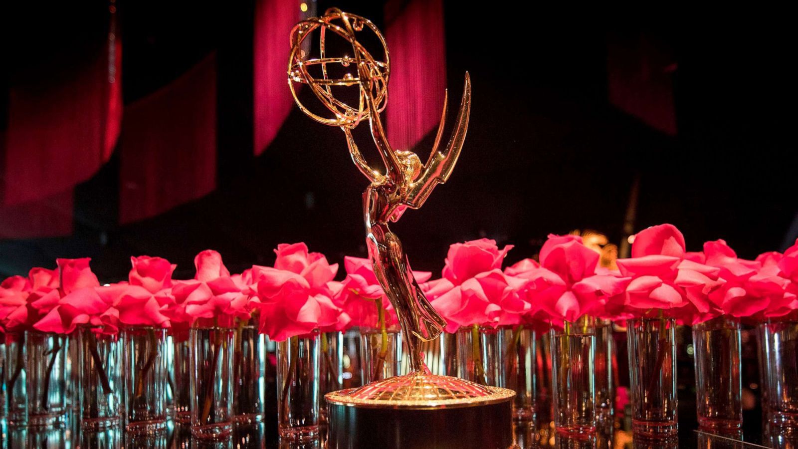 PHOTO: An Emmy statue is seen at the 71st Emmy Awards Governors Ball press preview in Los Angeles, Sept. 12, 2019.