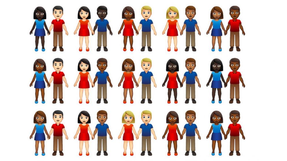 PHOTO: Unicode Consortium revealed the contenders for Emoji 12.0 on October 23. Multi-person emoji now have skin-tone variants.