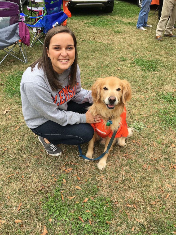 PHOTO: Sallie Hammett of Greenville, South Carolina, shared touching words about her Golden Retriever, Charlie, on Twitter where thousands liked and commented. Charlie did Sept. 13, 2020 at the age of 7 from incurable lymphoma.