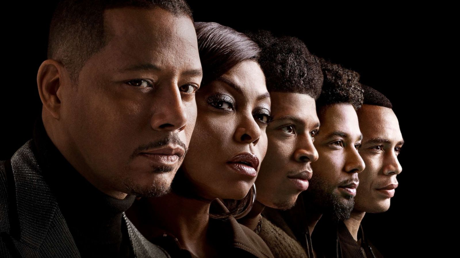 PHOTO: Terrence Howard, Taraji P. Henson, Bryshere Y. Gray, Jussie Smollett and Trai Byers star in the Fox show, "Empire."