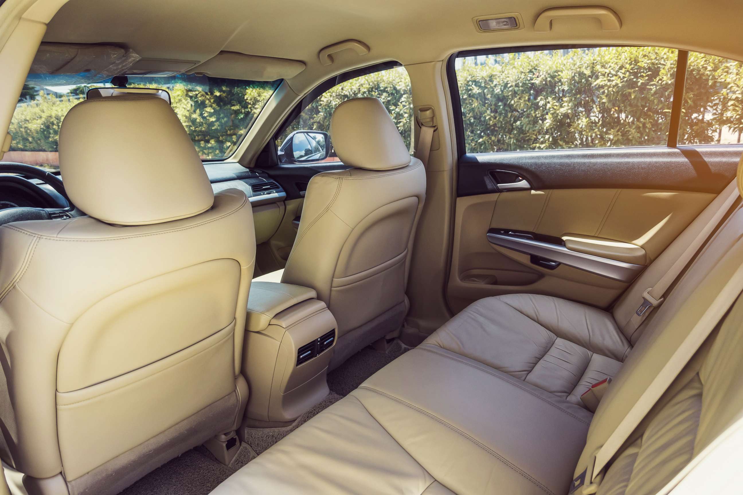 PHOTO: Stock photo of an empty car.