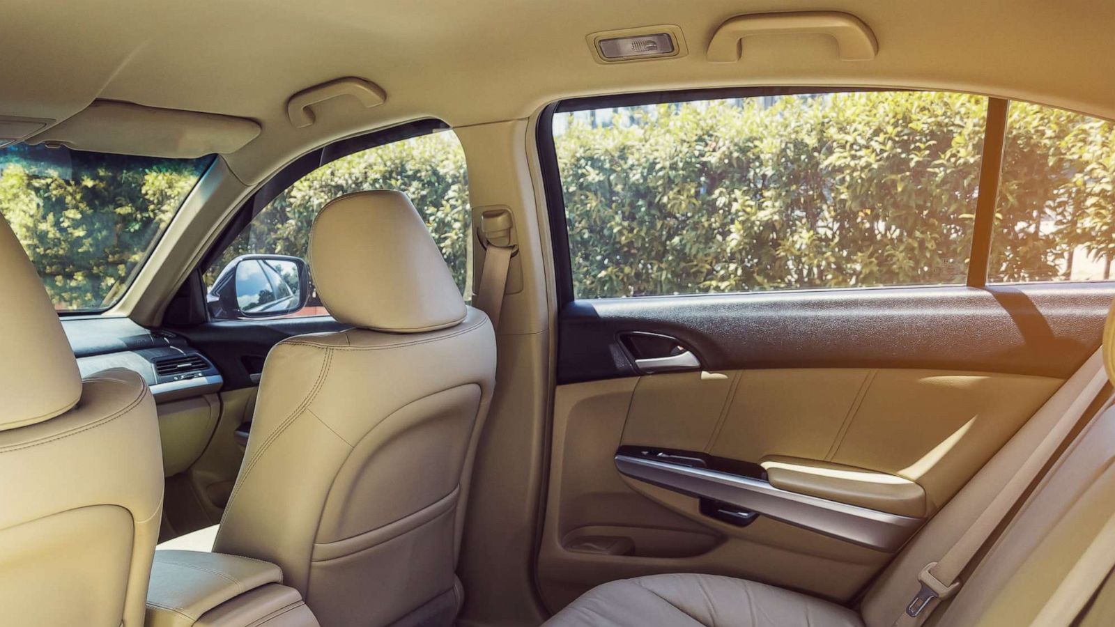 PHOTO: Stock photo of an empty car.