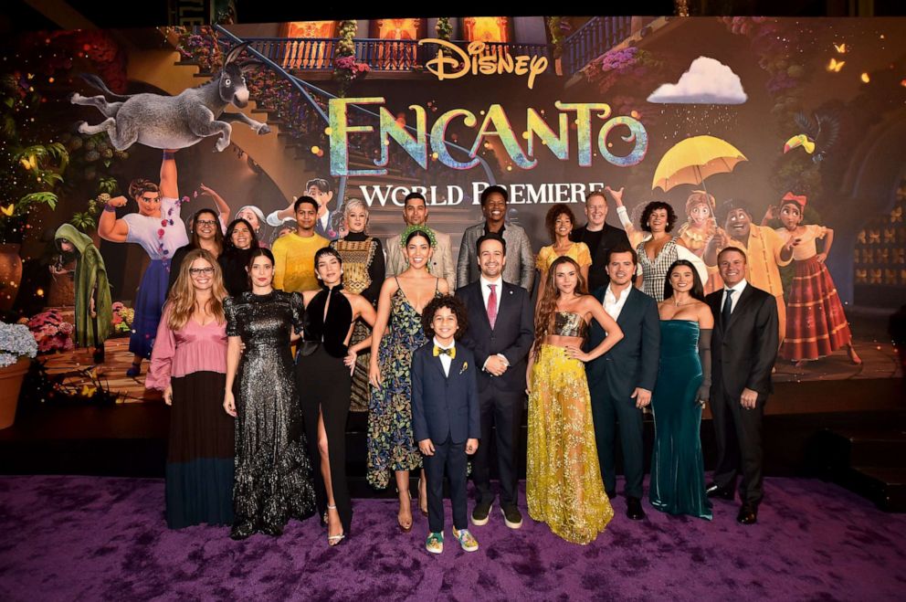 PHOTO: Producers, directors and cast members attend the world premiere of Walt Disney Animation Studios' "Encanto" in Hollywood, Calif. on Nov. 3, 2021.