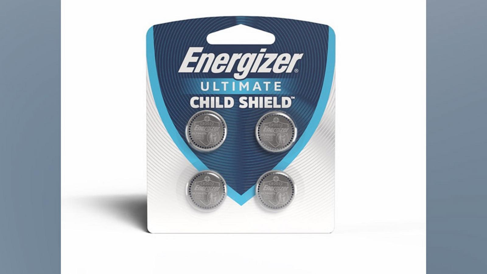 PHOTO: Energizer is introducing their Ultimate Child Shield™ 20 mm coin lithium batteries made of a proprietary titanium material that the company claims can stop a chemical reaction that could cause burning if the batteries are inadvertently swallowed.