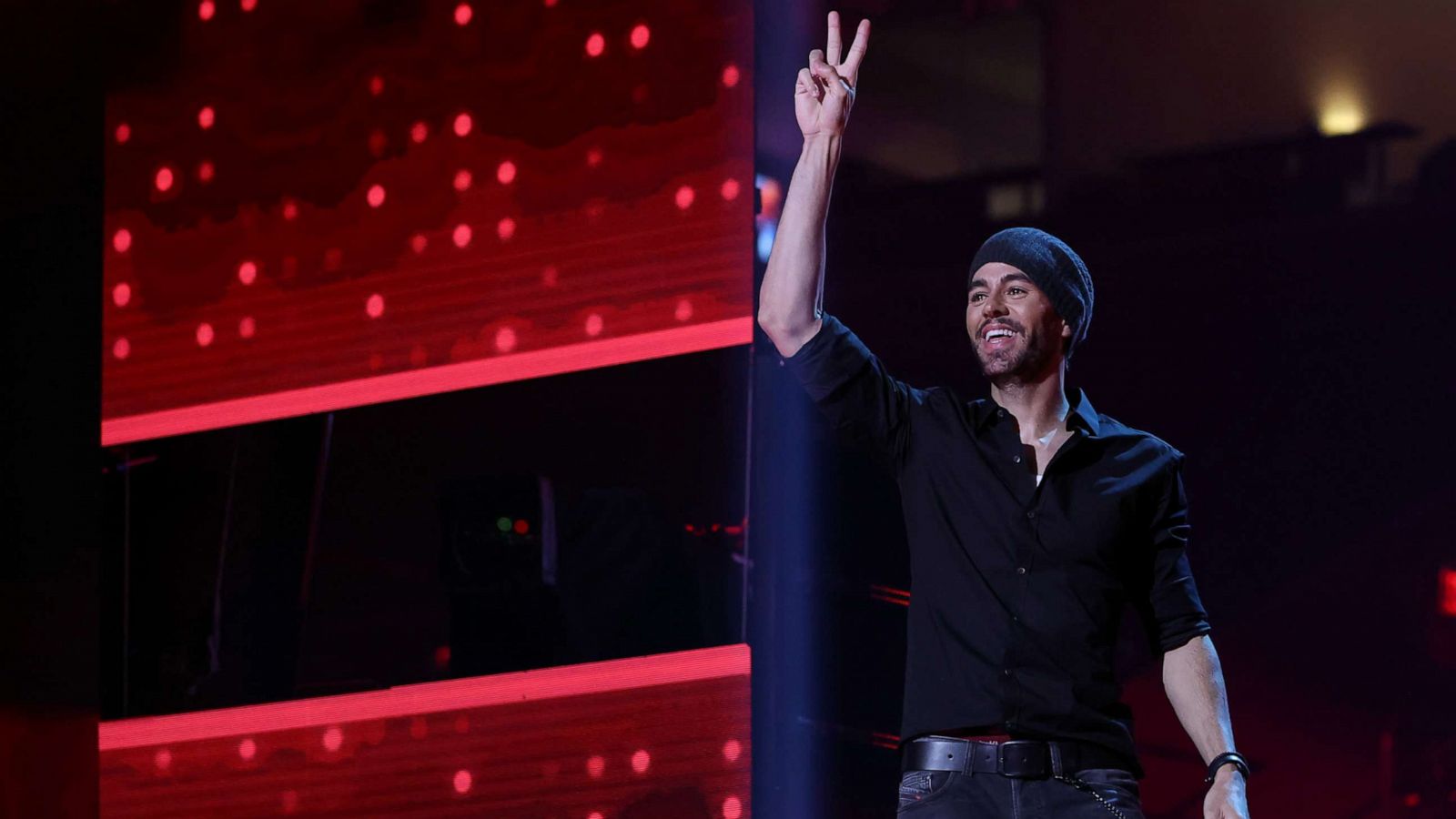 PHOTO: In this Oct. 21, 2020, file photo, Enrique Iglesias appears onstage at the 2020 Billboard Latin Music Awards, in Sunrise, Fla.