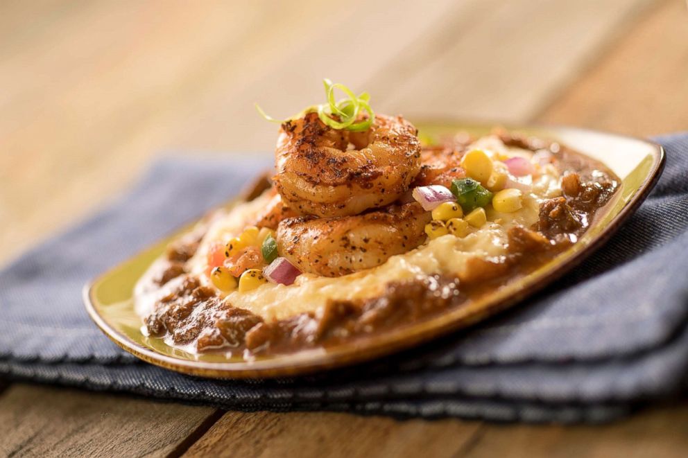 PHOTO: Spicy Blackened Shrimp and Cheddar Cheese Grits from Florida Fresh at the 2019 Epcot International Flower & Garden Festival