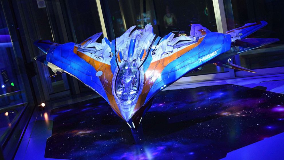 PHOTO: The "Guardians of the Galaxy: Cosmic Rewind" Disney's new ride is shown during a media preview event at Epcot Center at Walt Disney World on May 5, 2022, in Orlando, Fla.