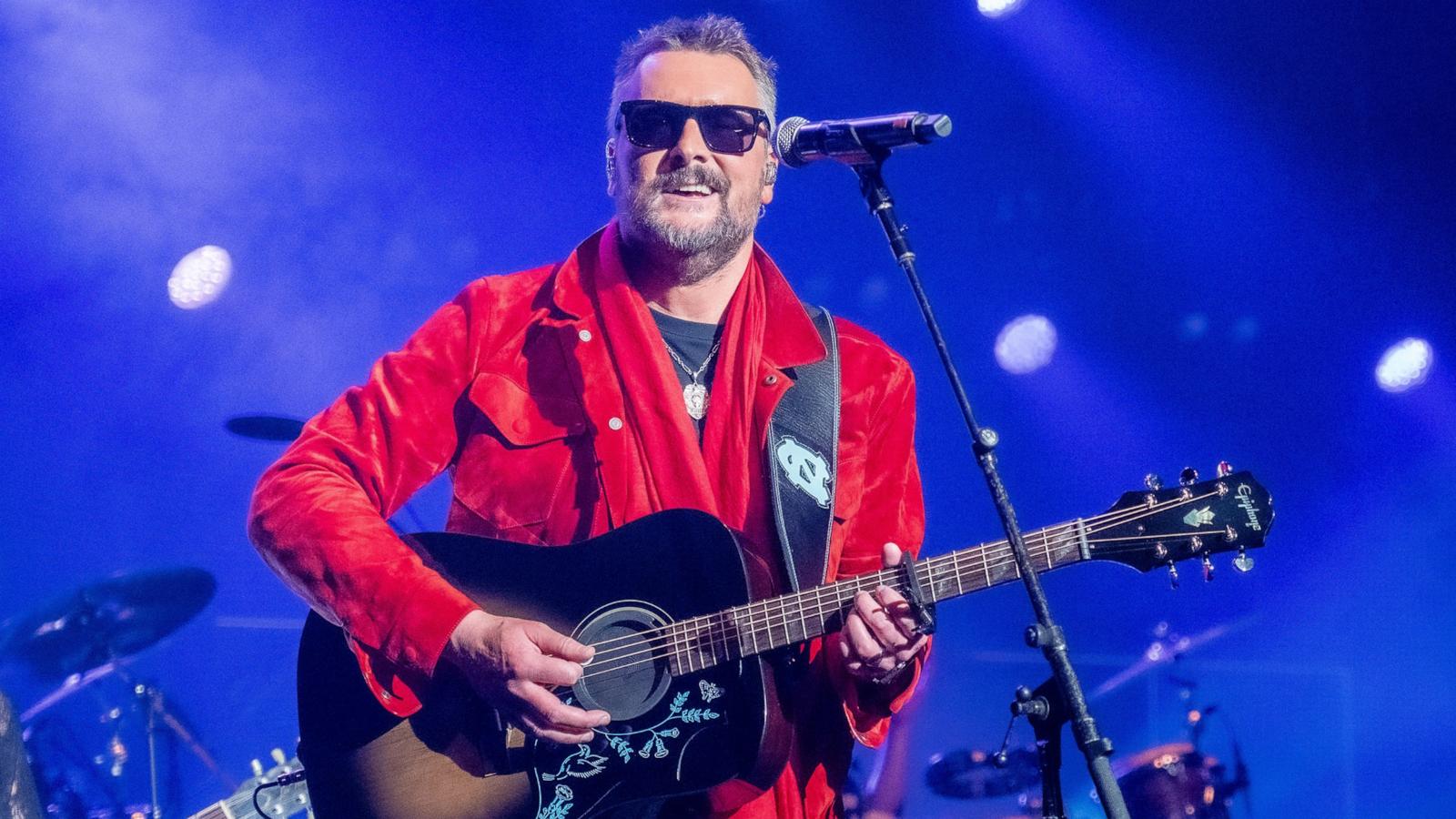 PHOTO: Eric Church performs at Trombone Shorty's 40th birthday celebration, April 25, 2026, in New Orleans.
