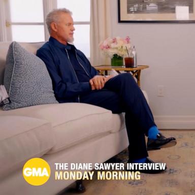 PHOTO: ABC News' Diane Sawyer interviews actor Eric Dane in an interview airing June 16, 2025, on "Good Morning America."