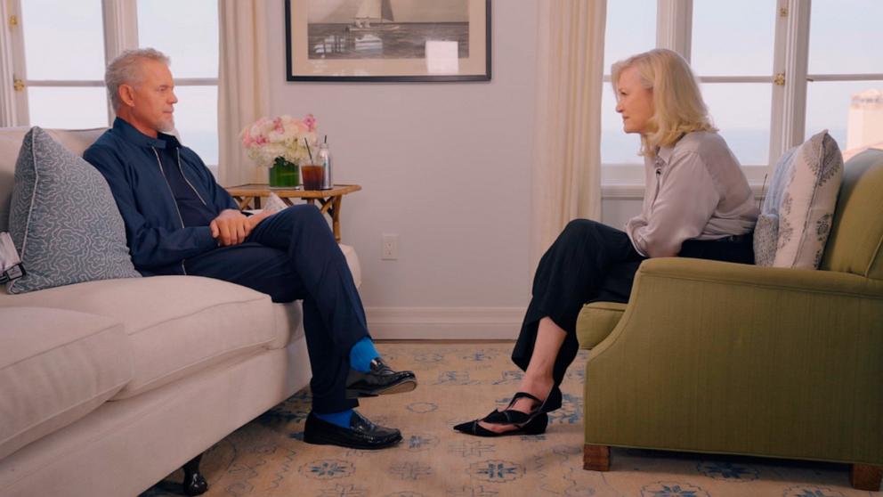 PHOTO: Former "Grey's Anatomy" star Eric Dane speaks with Diane Sawyer in an interview on "Good Morning America" on June 16, 2025.