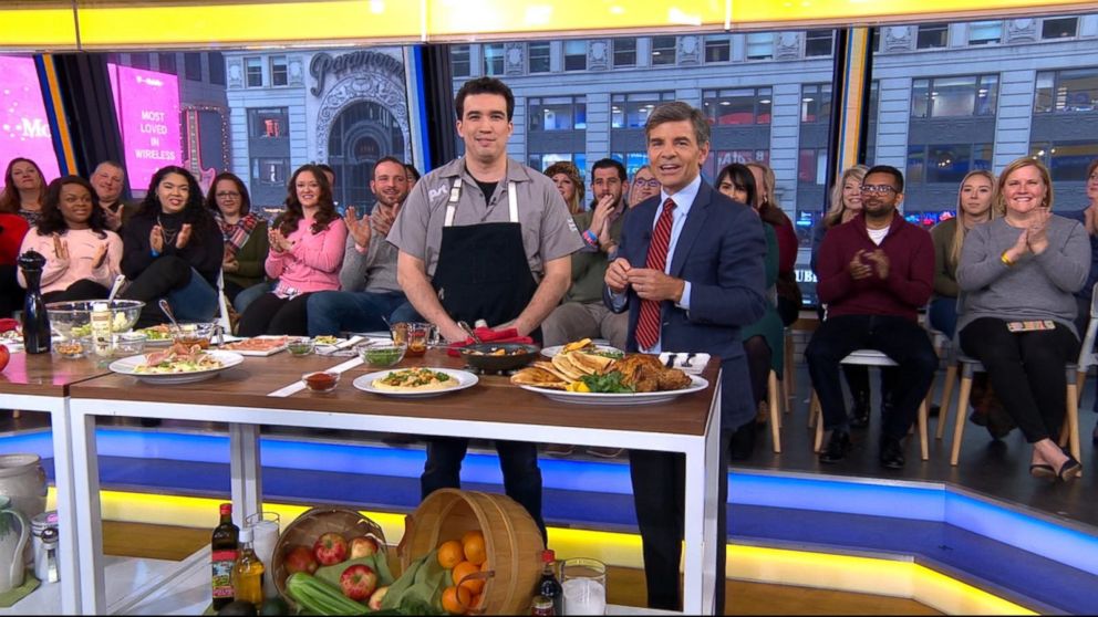 PHOTO: Pacific Standard Time executive chef Erling Wu-Bower shares recipes on "Good Morning America," Jan. 4, 2019.