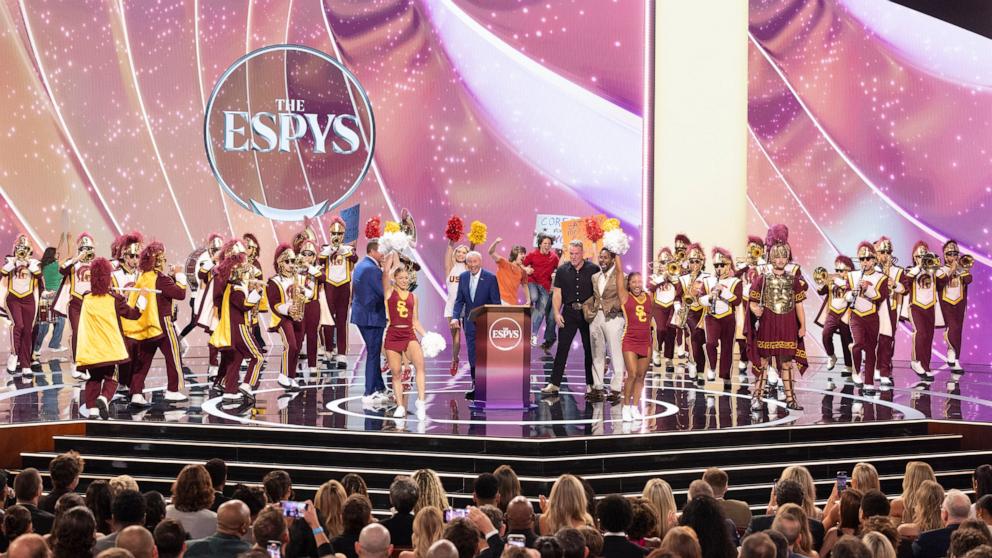 PHOTO: The 2025 ESPYS in Los Angeles, July 16, 2025.