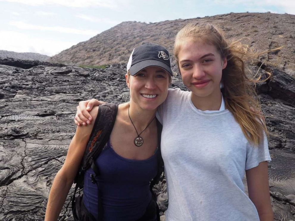 PHOTO: Caroline Long is pictured with her daughter, Eva, who died by suicide in 2021.