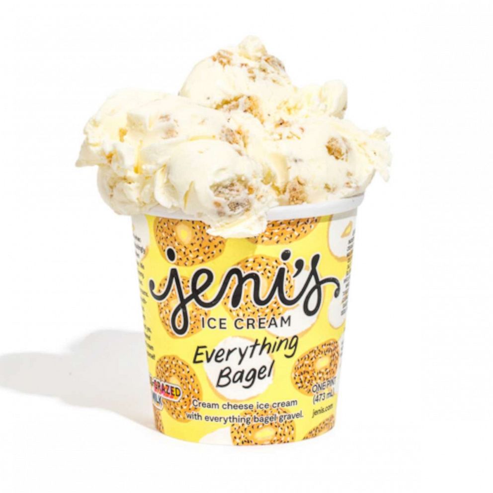 PHOTO: New everything bagel ice cream from Jeni's Splendid Ice Cream.