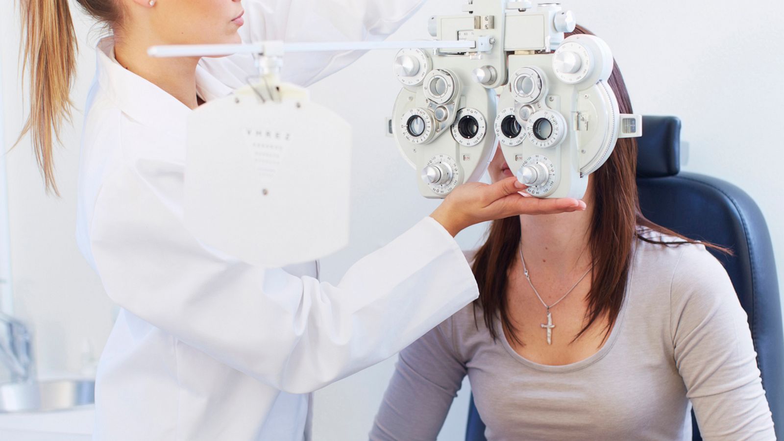 PHOTO: A woman visits an optometrist in an undated stock photo.