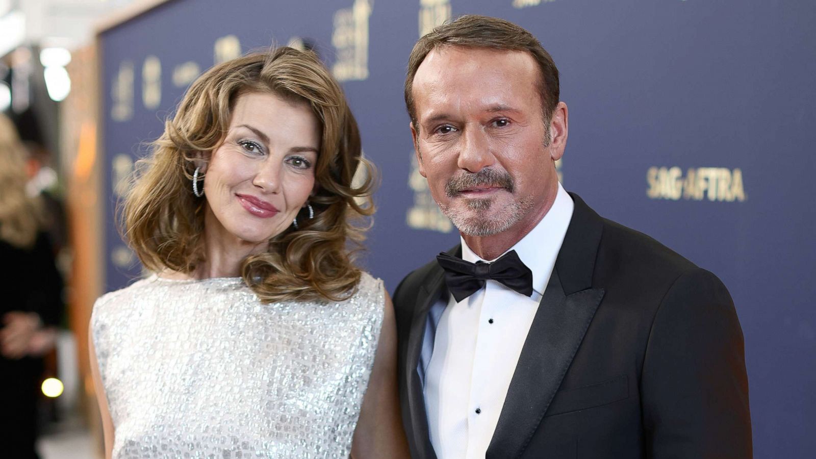 PHOTO: Faith Hill and Tim McGraw attend the 28th Screen Actors Guild Awards at Barker Hangar, Feb. 27, 2022, in Santa Monica, Calif.