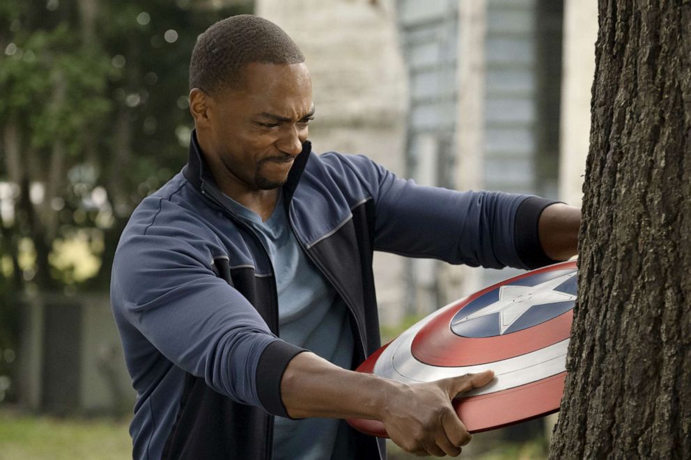 PHOTO: Anthony Mackie appears as Sam Wilson/Falcon in "The Falcon and the Winter Soldier" Disney+ series.