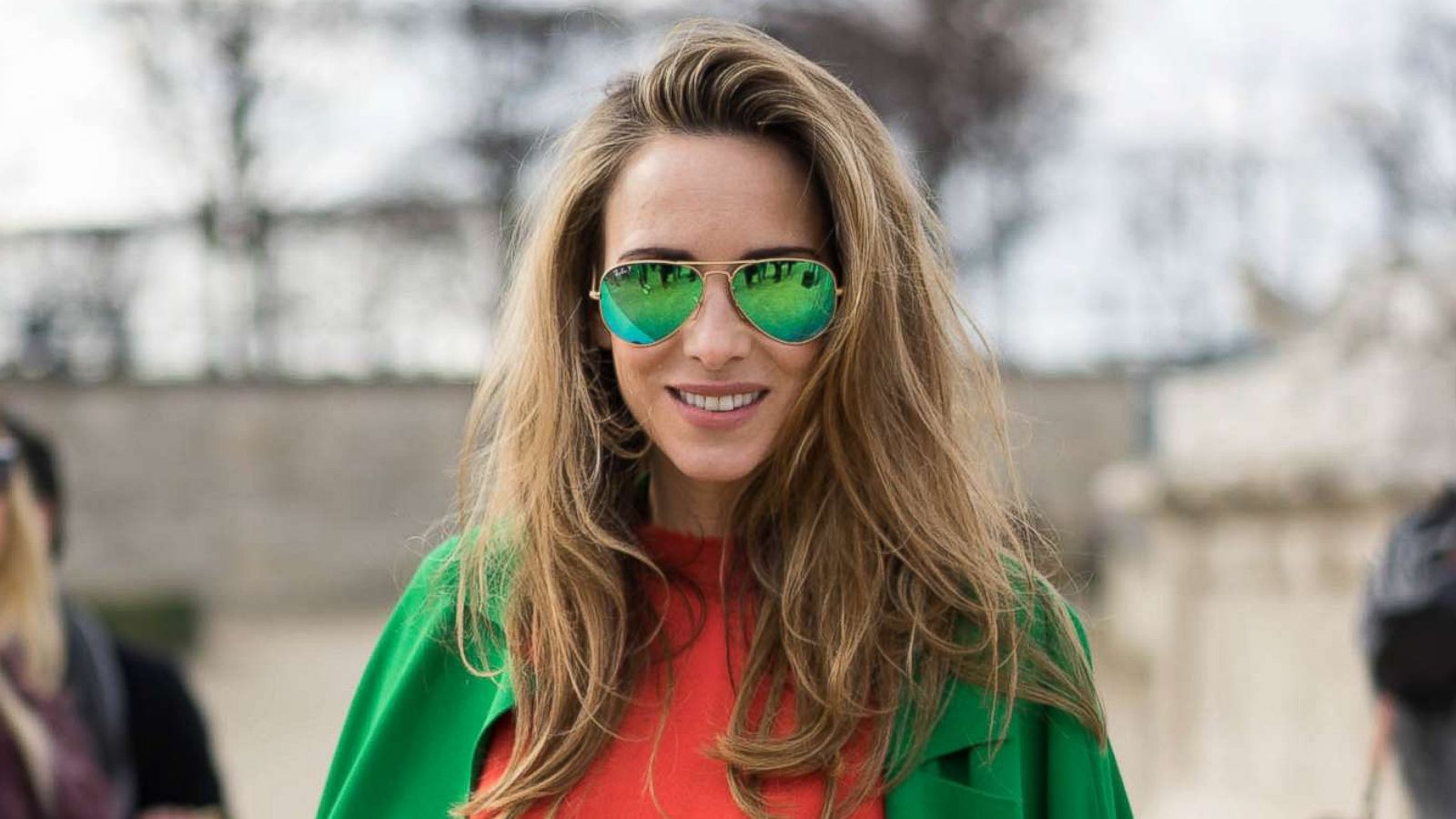 PHOTO: A woman poses for a street style portrait, March 5, 2016 in New York.