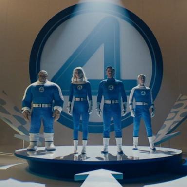 PHOTO: Pedro Pascal, Vanessa Kirby, Joseph Quinn & Ebon Moss-Bachrach appear in a new trailer for Marvel Studios’ “The Fantastic Four: First Steps.”