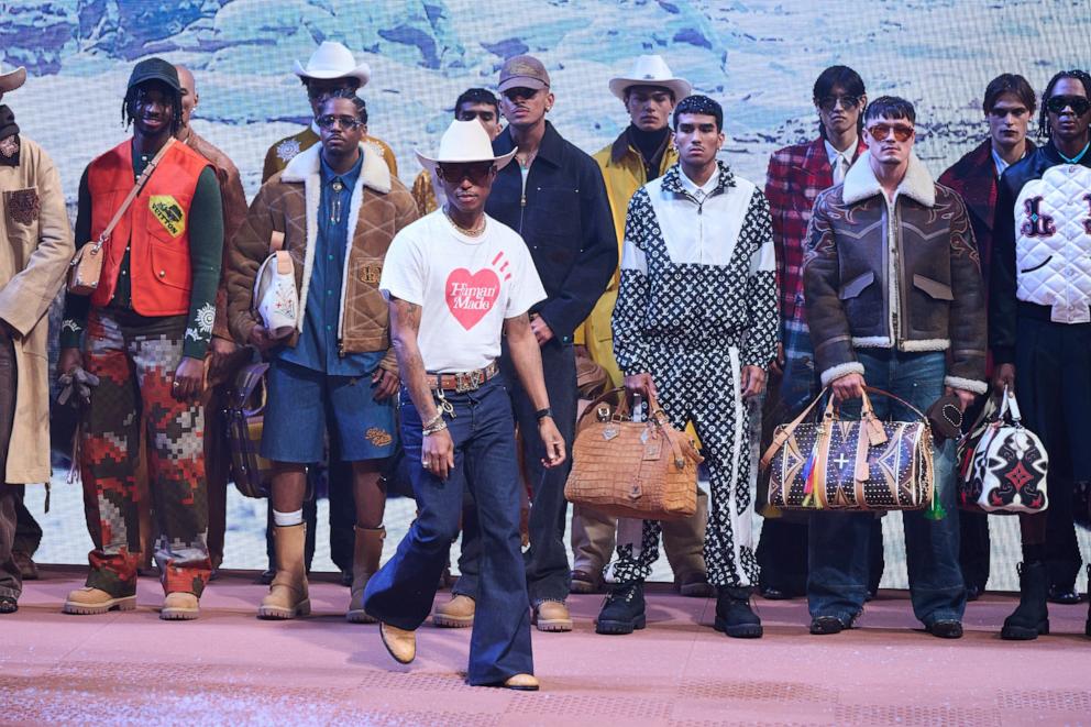 Pharrell Williams puts a Western spin on Louis Vuitton's Fall 2024 men