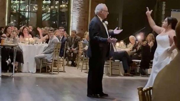Father-daughter duo’s twist on wedding dance goes viral: ‘Made me smile so big’