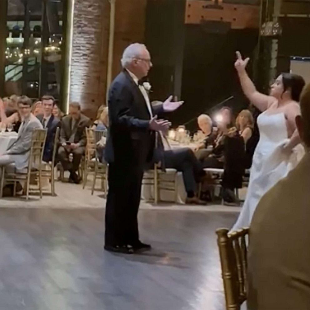 VIDEO: The story behind viral video of daughter's epic wedding dance with dad 