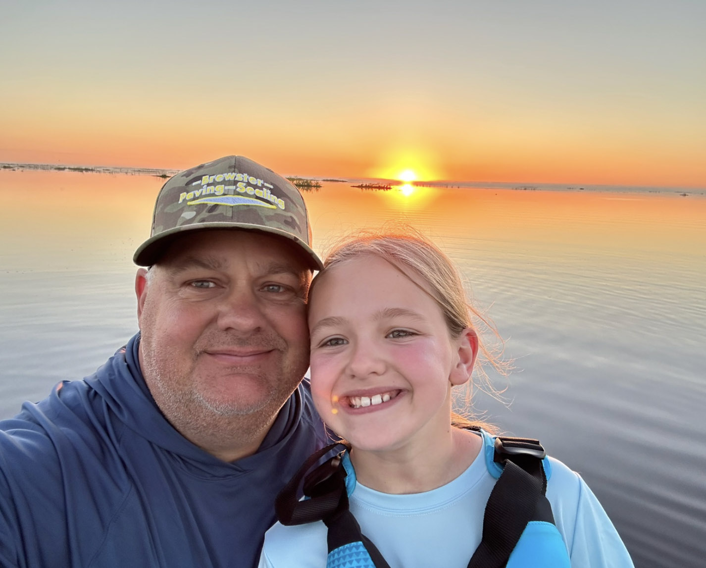 PHOTO: Matt Brewster took his daughter Ali on her first bass fishing trip recently.