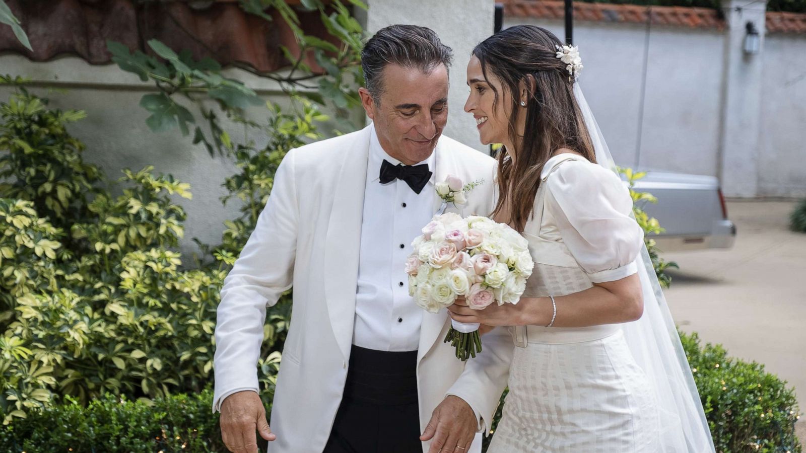 PHOTO: Andy Garcia as Billy and Adria Arjona as Sophie in a scene from "Father of the Bride.