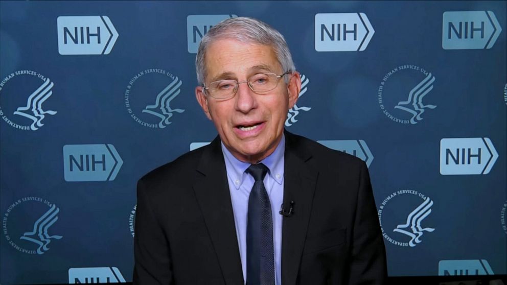 PHOTO: Dr. Fauci appears on "Good Morning America," Oct. 15, 2020.