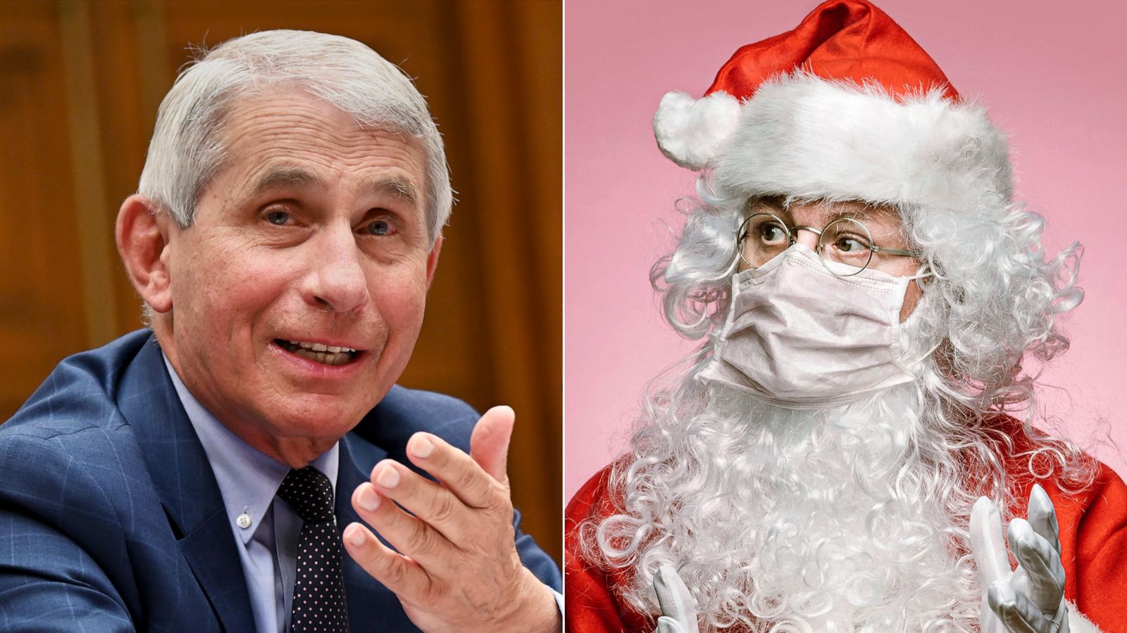 PHOTO: Dr. Anthony Fauci says Santa Claus can not transmit COVID-19.