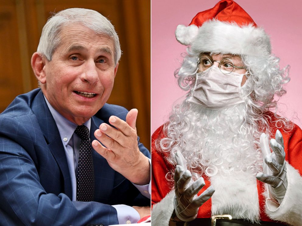 PHOTO: Dr. Anthony Fauci says Santa Claus can not transmit COVID-19.