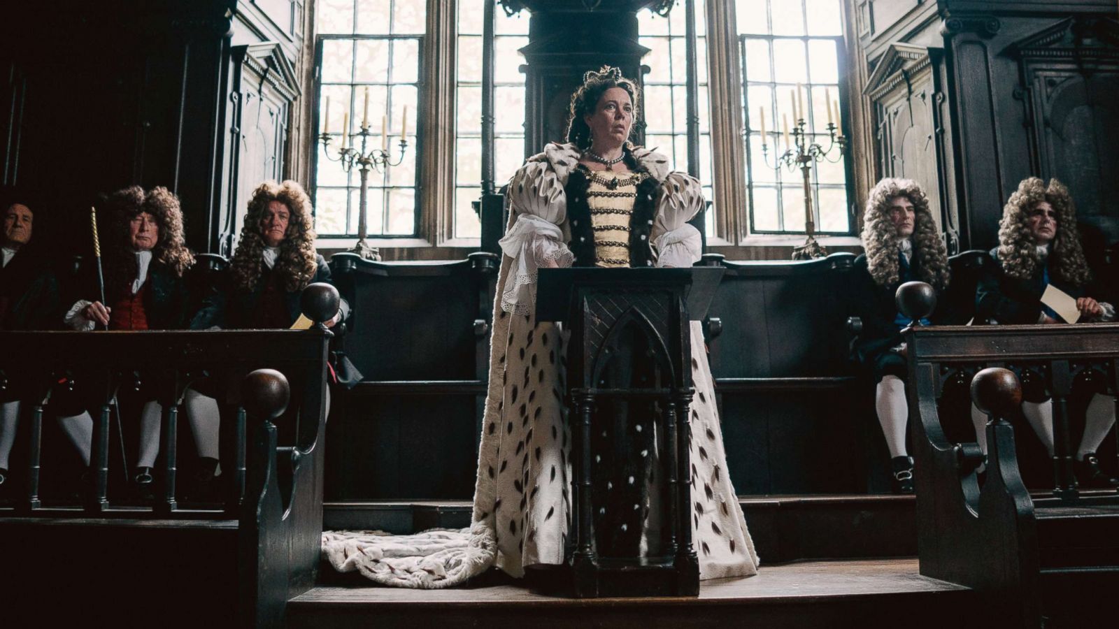 PHOTO: Olivia Colman in a scene from "The Favourite."