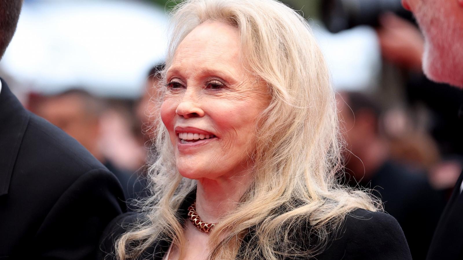 PHOTO: Faye Dunaway attends the "Furiosa: A Mad Max Saga" Red Carpet at the 77th annual Cannes Film Festival at Palais des Festivals, May 15, 2024, in Cannes, France.