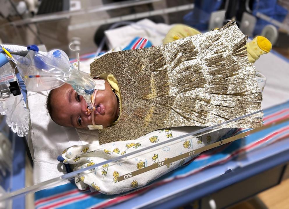 PHOTO: Babies in the neonatal intensive care unit at Children’s Hospital New Orleans are dressed up in honor of Taylor Swift’s Eras Tour stops in the Crescent City.