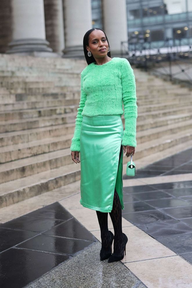 PHOTO: Kerry Washington attends the Fendi Couture fashion show, Jan. 26, 2023 in Paris.