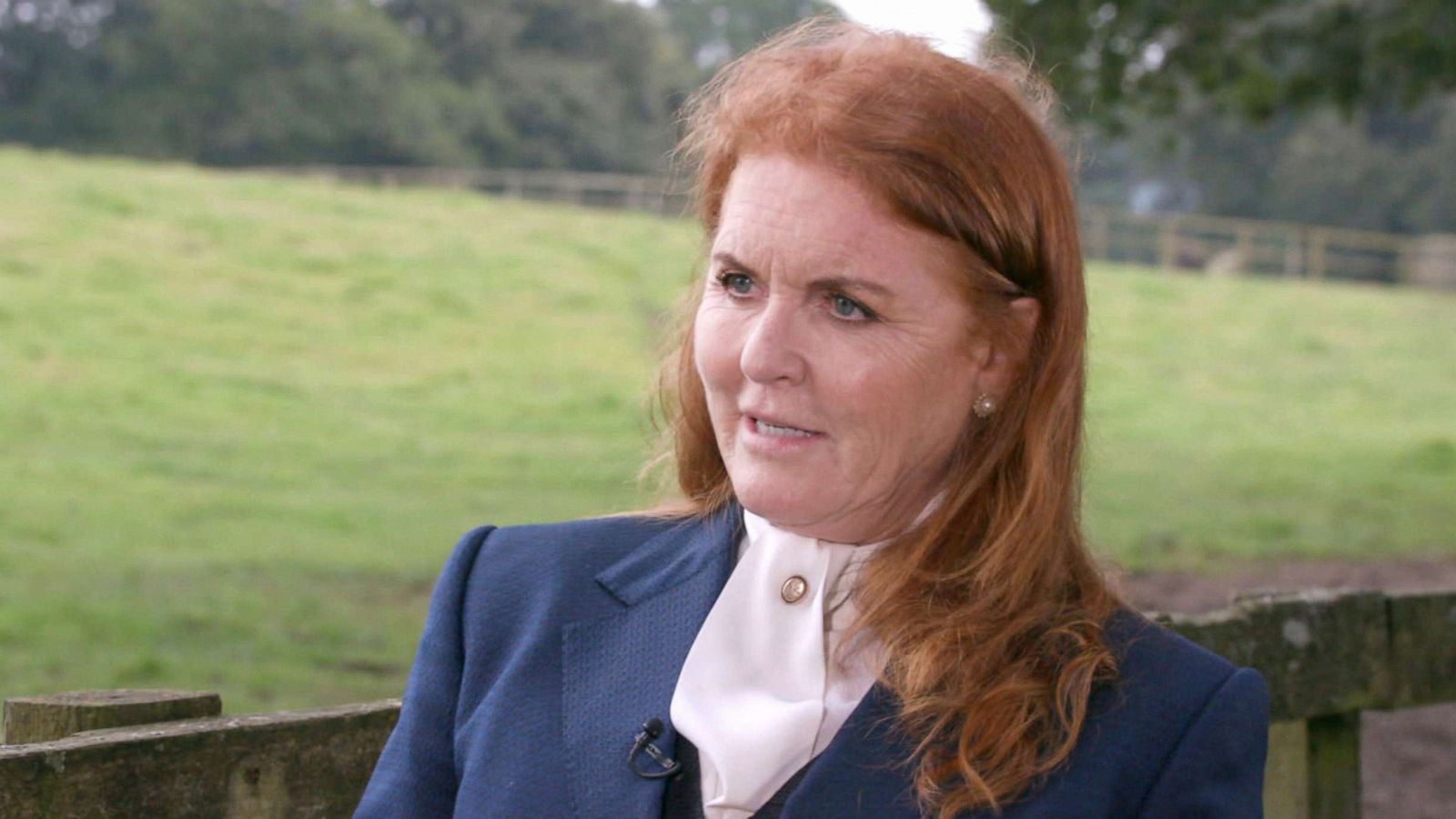 PHOTO: Sarah Ferguson speaks with ABC News'Maggie Rulli about new book, "Her Heart for a Compass" in an interview aired on ABC's "Good Morning America" on July 30, 2021.