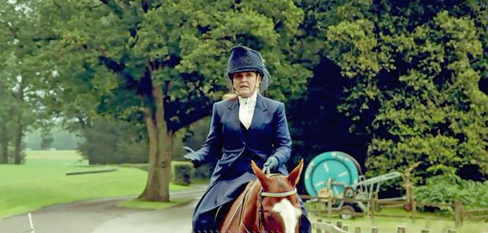 PHOTO: Sarah Ferguson is pictured on horseback. She spoke with ABC News'Maggie Rulli about new book, "Her Heart for a Compass" on an interview aired on ABC's "Good Morning America" on July 30, 2021.