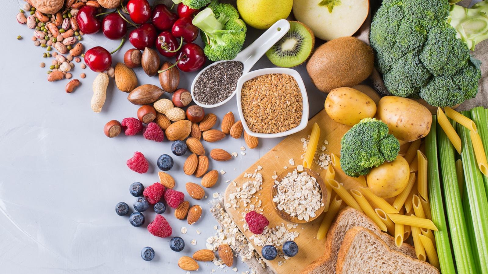 PHOTO: High-fiber foods in an undated stock photo.