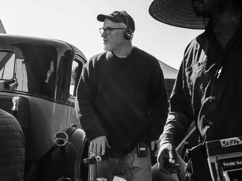 PHOTO: Director David Fincher on the set of "Mank."